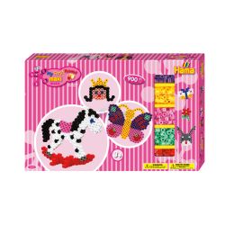 // HAMA - MON PREMIER HAMA 900 PERLES BOITE ROSE FILLE